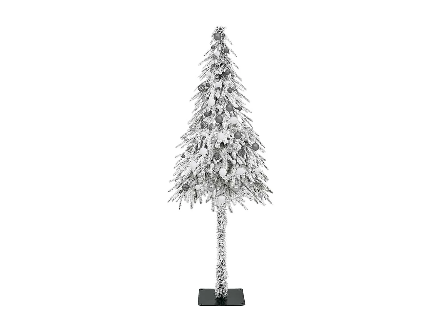Sapin de Noël avec 300 LED Blanc 210 cm PE et Acier