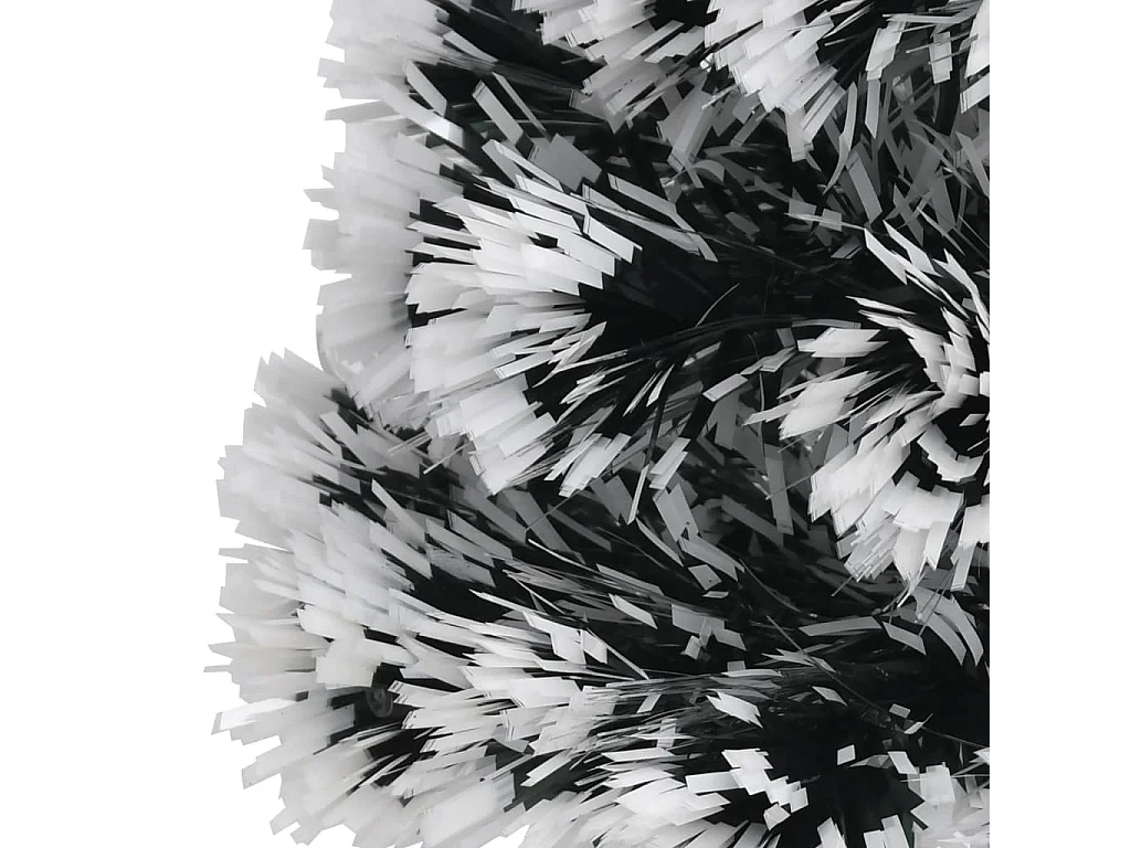 64 cm groene en witte voorverlichte glasvezelkerstboom