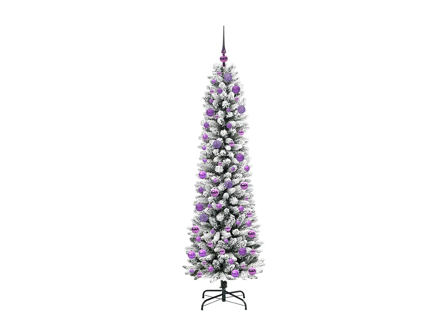 Künstlicher Weihnachtsbaum mit 300 LEDs Grün und Weiß 180 cm