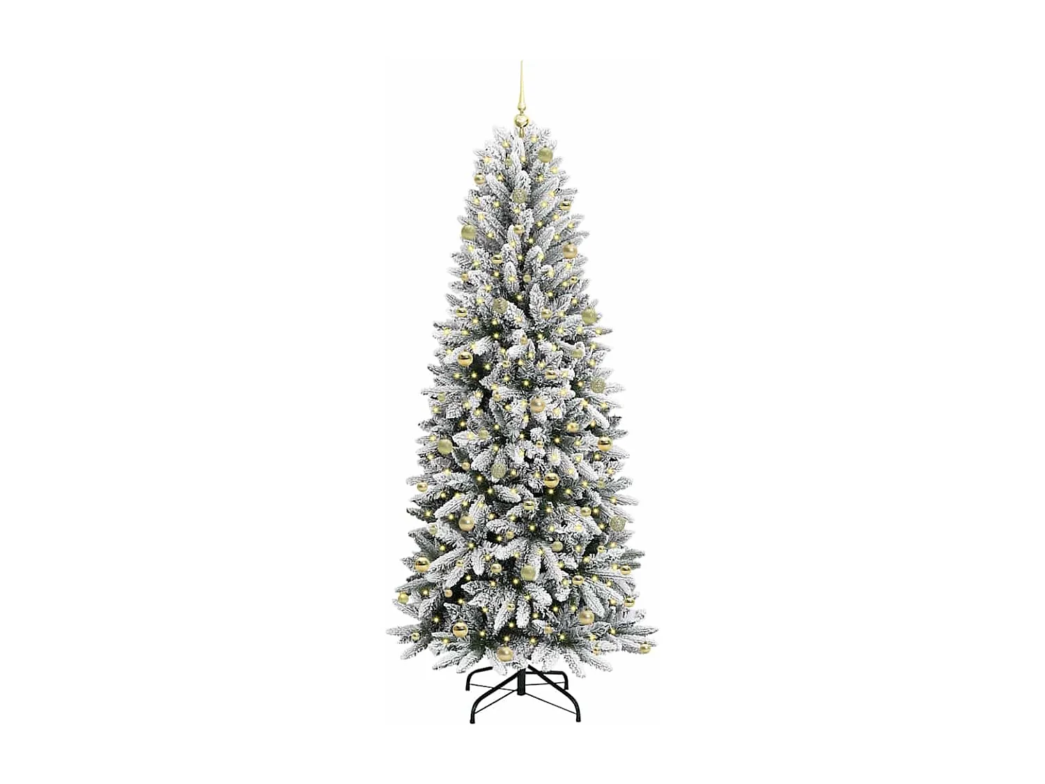Sapin de Noël artificiel avec 300 LED Blanc 93 x 93 x 240 cm