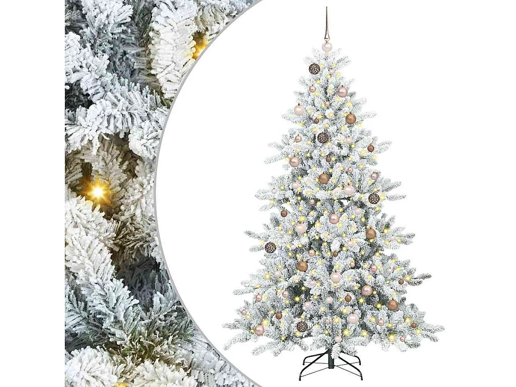 Künstlicher Weihnachtsbaum mit beweglichen Zweigen 210 cm PVC