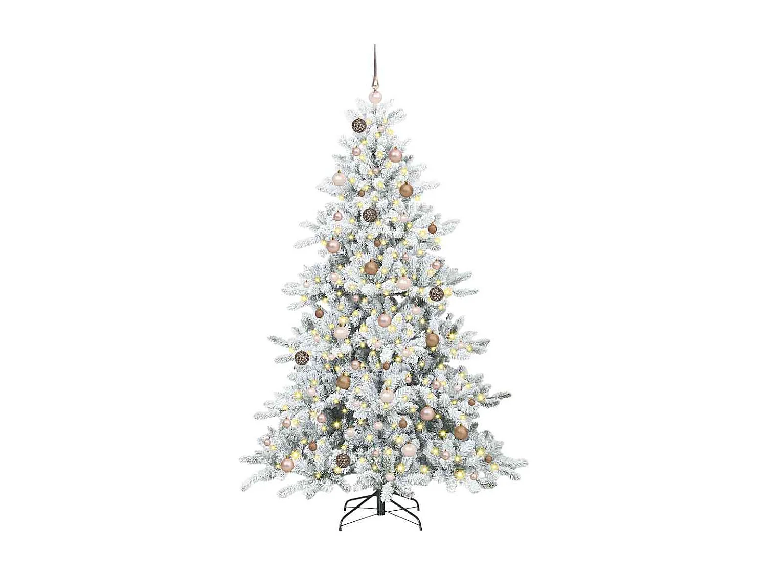 Künstlicher Weihnachtsbaum mit beweglichen Zweigen 210 cm PVC