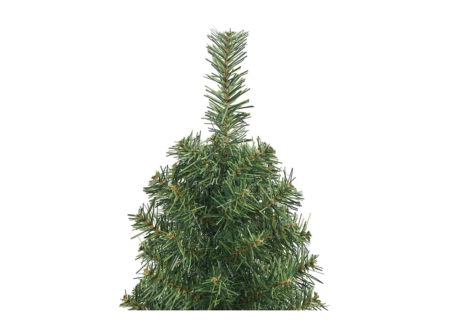 Albero di Natale artificiale Verde 120 cm PVC e acciaio e plastica