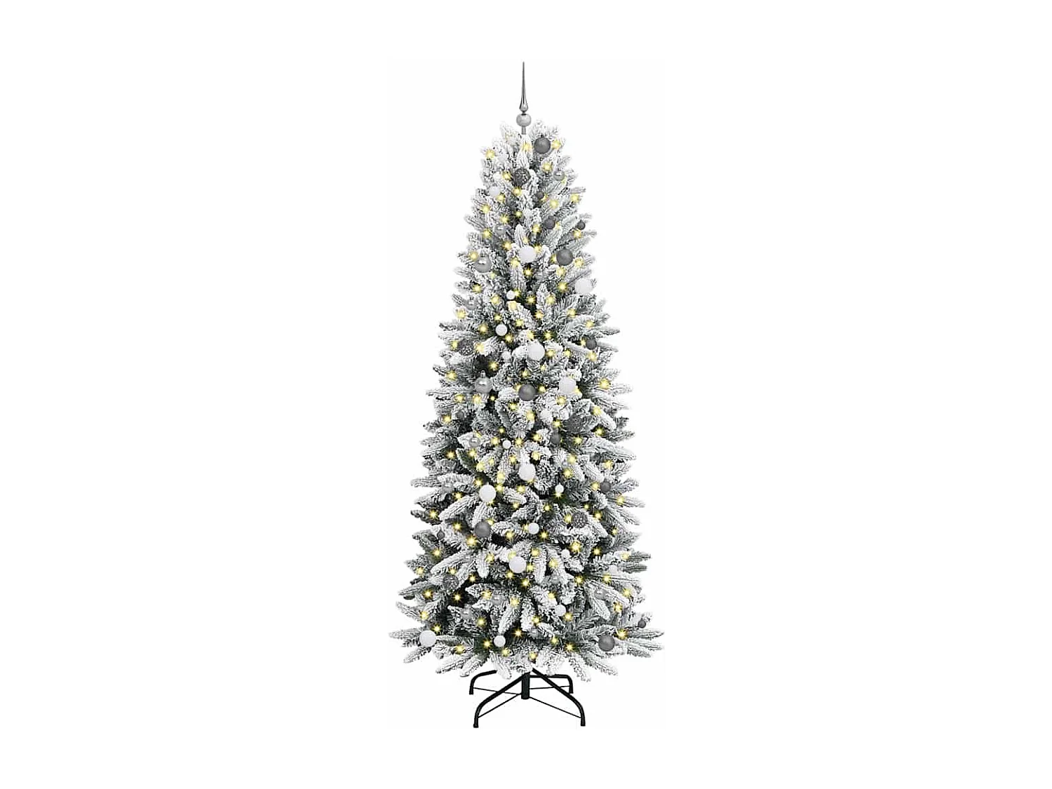 Kunstkerstboom met 300 LED's Wit 93 x 93 x 240 cm