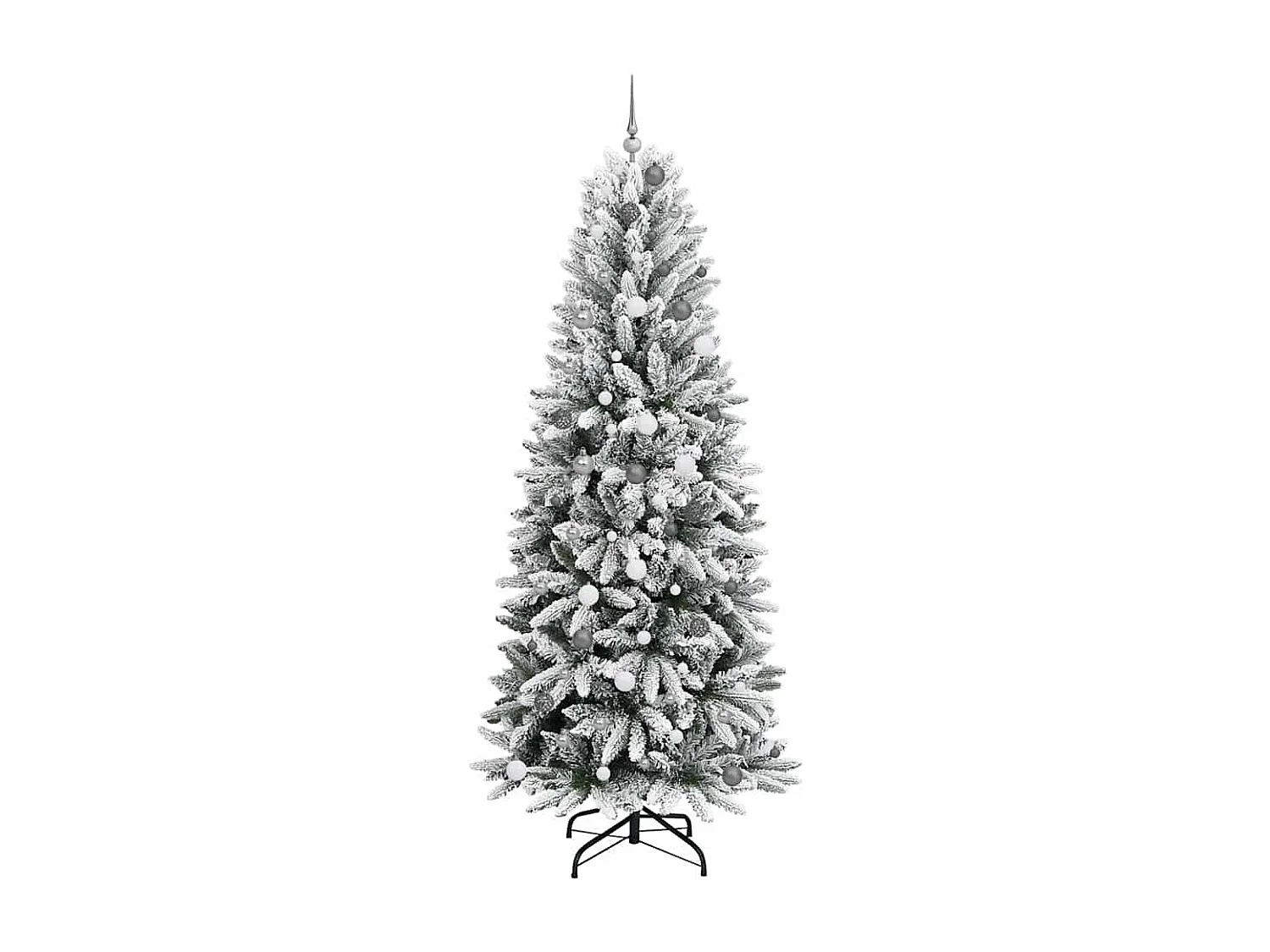 Kunstkerstboom met 300 LED's Wit 93 x 93 x 240 cm