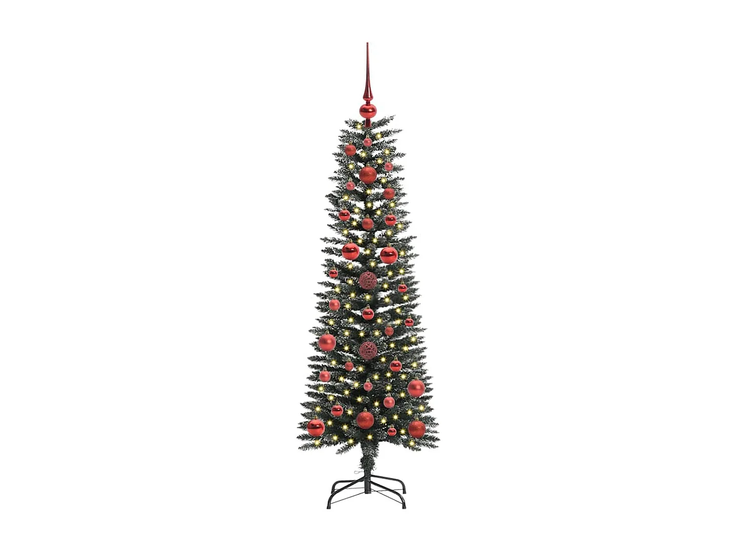 Sapin de Noël artificiel avec 150 LED Vert 40,5 x 40,5 x 120 cm