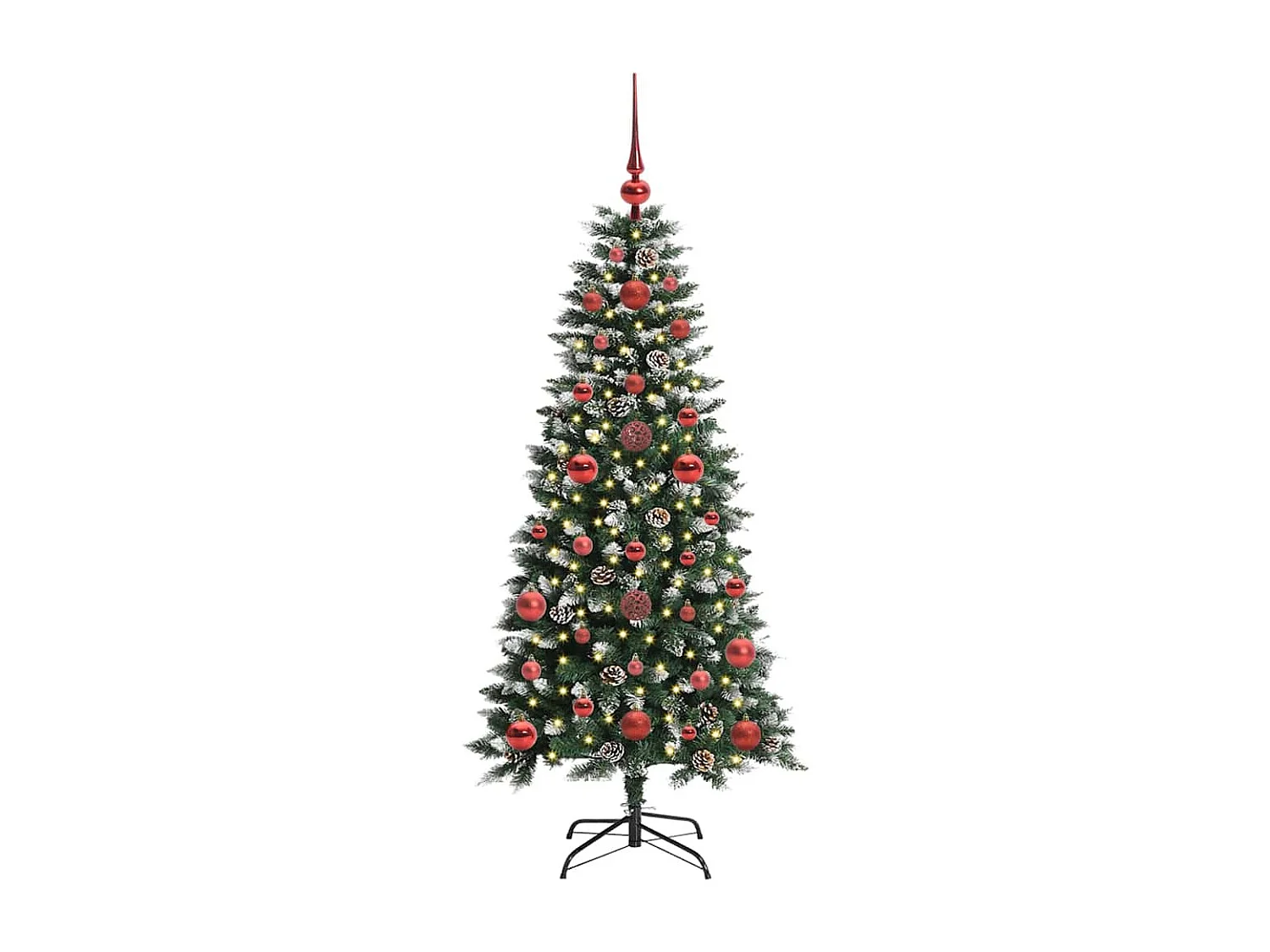 Sapin de Noël artificiel avec 150 LED Vert 50 x 50 x 120 cm