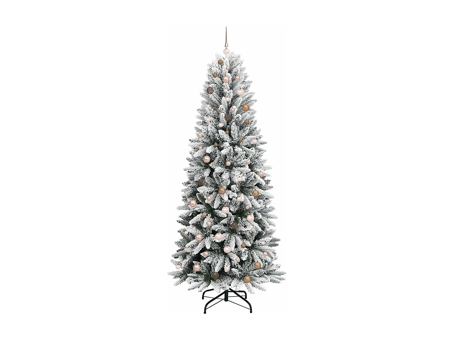 Künstlicher Weihnachtsbaum mit 300 LEDs Weiß 93 x 93 x 240 cm