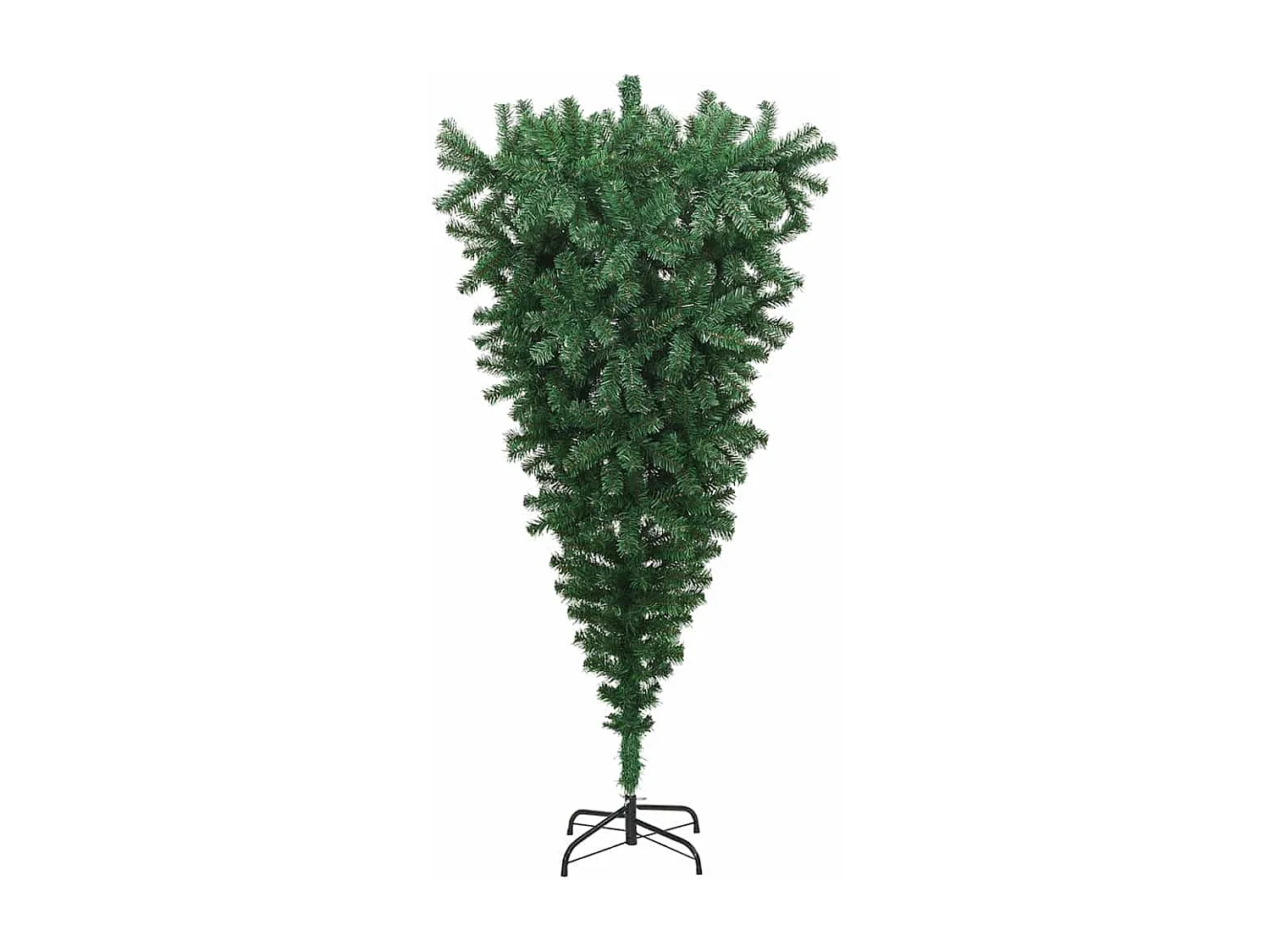 Arbre de Noël artificiel pré-éclairé inversé avec ensemble de boules