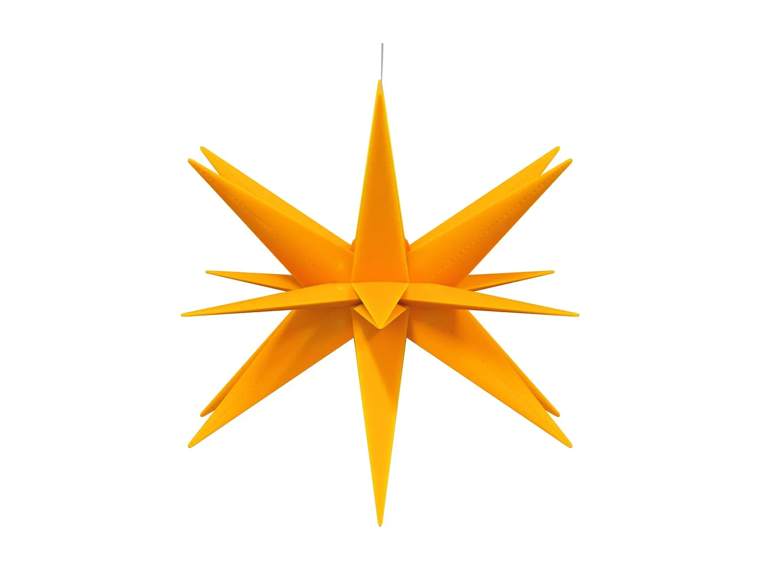 Lumières de Noël avec LED 3 pcs pliable jaune 43 cm