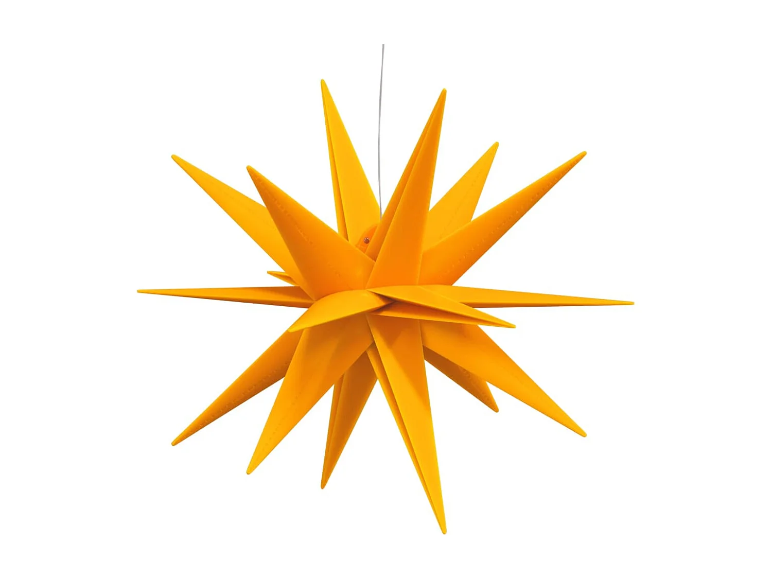 Lumières de Noël avec LED 3 pcs pliable jaune 43 cm