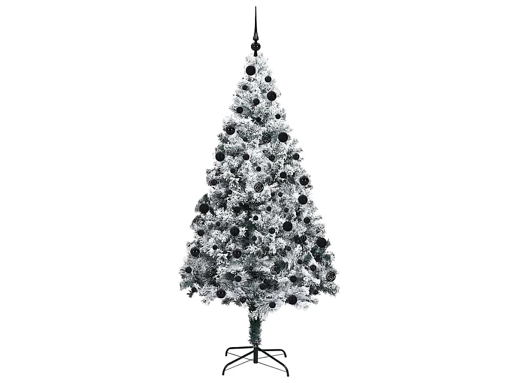 Kunstkerstboom Groen 210 cm PVC, Staal en Kunststof