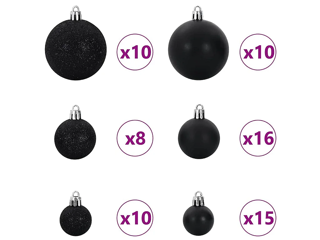 Kunstkerstboom Groen 210 cm PVC, Staal en Kunststof