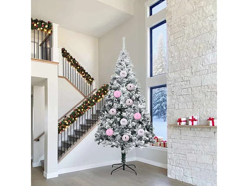 Set di palline di Natale 4 pezzi rosa