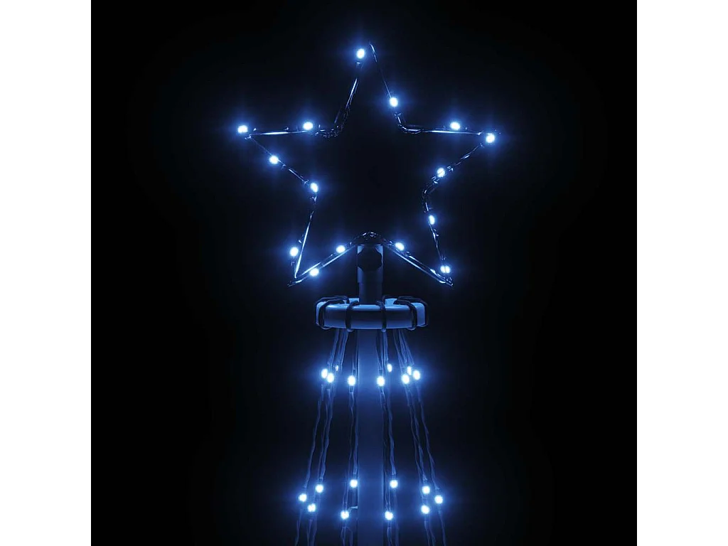 Kerstboomkegel 310 Blauwe LED's 100x300 cm