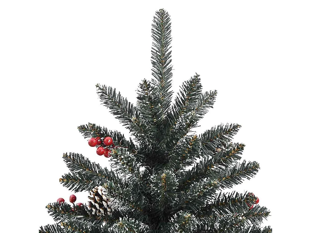 Sapin de Noël artificiel avec 300 LED Vert 114 x 114 x 210 cm