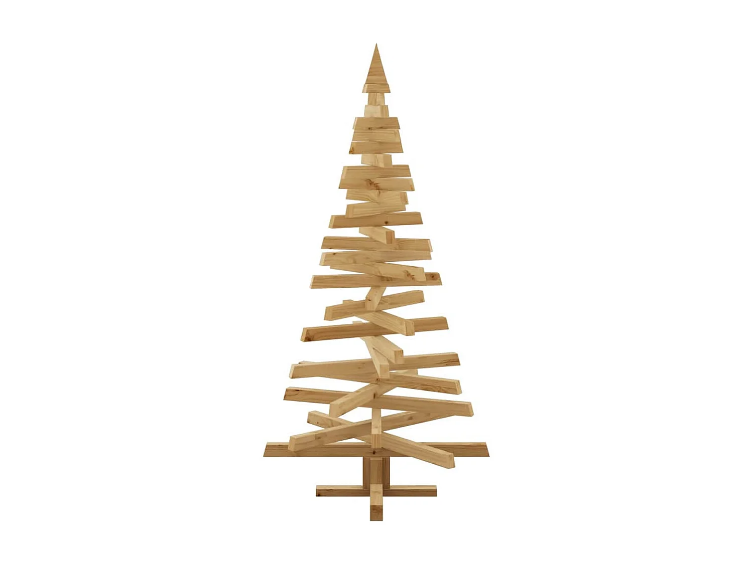 Weihnachtsbäume mit Ständer braun 150 cm Kiefer Massivholz