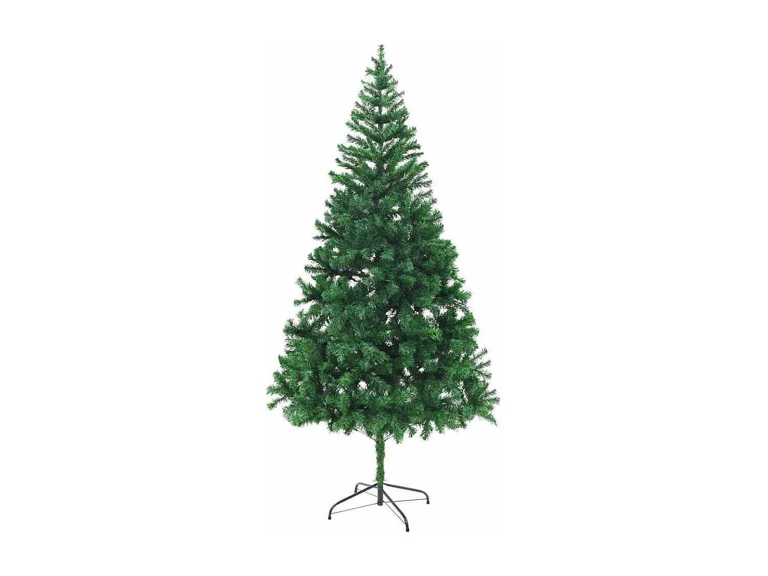 Albero di Natale artificiale preilluminato/palline 210 cm 910 rami