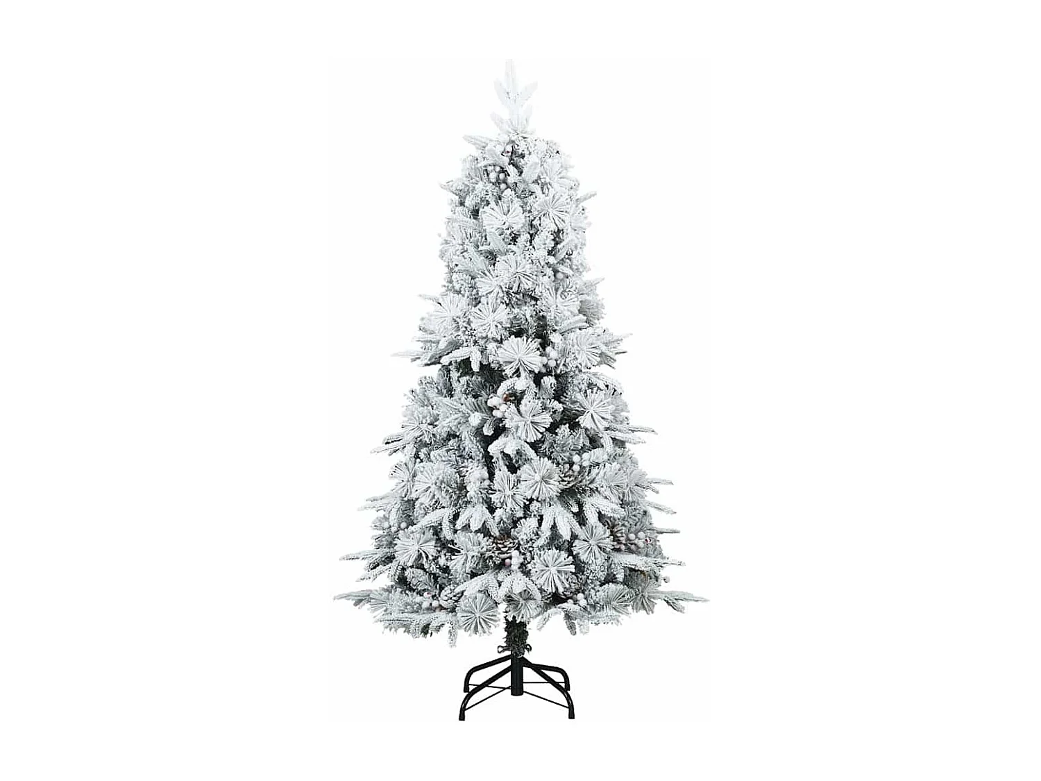 Sapin de Noël Artificiel à Branches Articulées Vert 120 cm