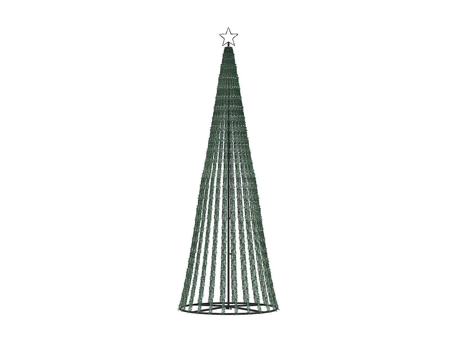 LED-kerstboom 475 warmwitte LED's 247 cm
