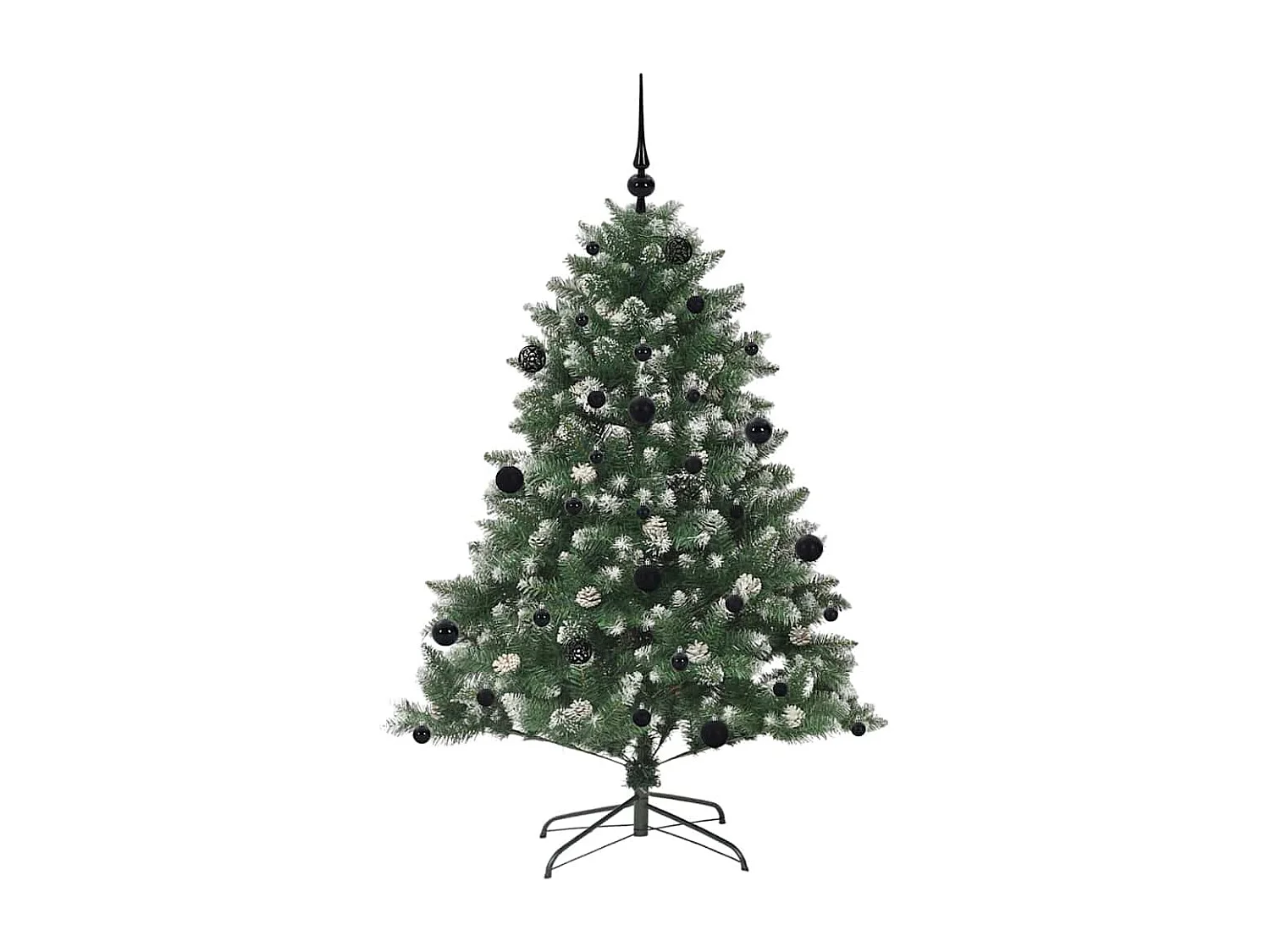 Kunstkerstboom met 150 LED's Groen 105 x 105 x 150 cm