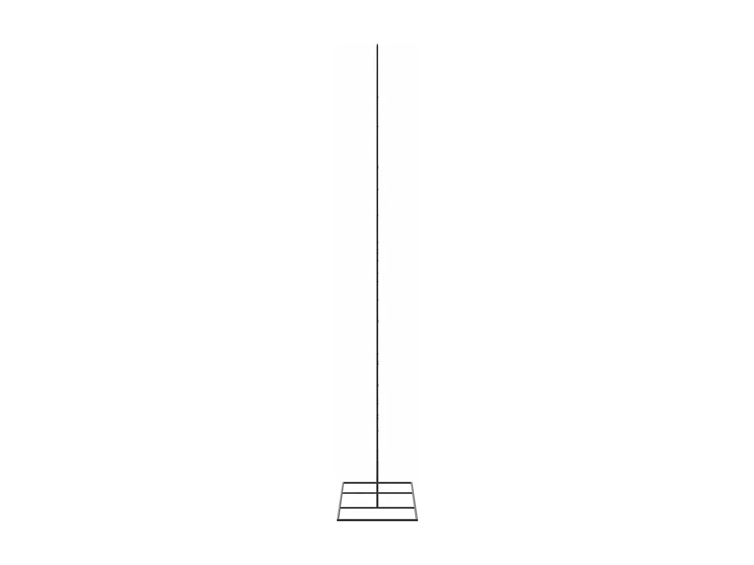 Albero di Natale in metallo per decorazione nero 210 cm
