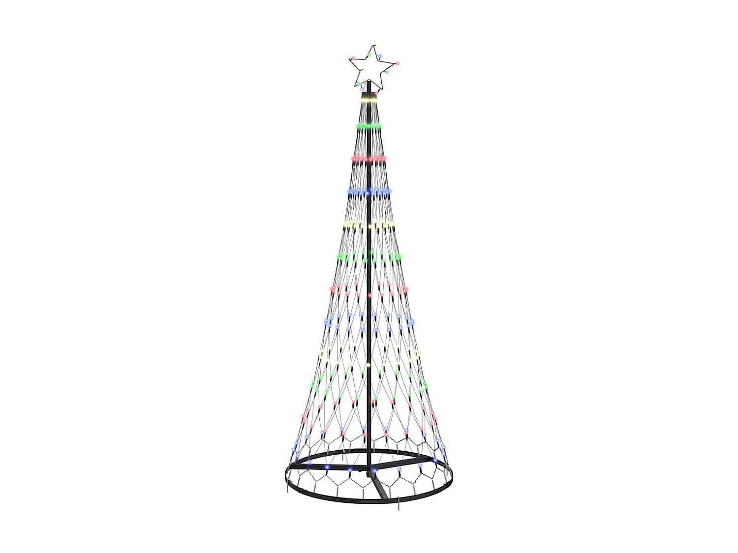 Arbre de Noël LED Multicolore 71 x 71 x 184,5 cm Métal