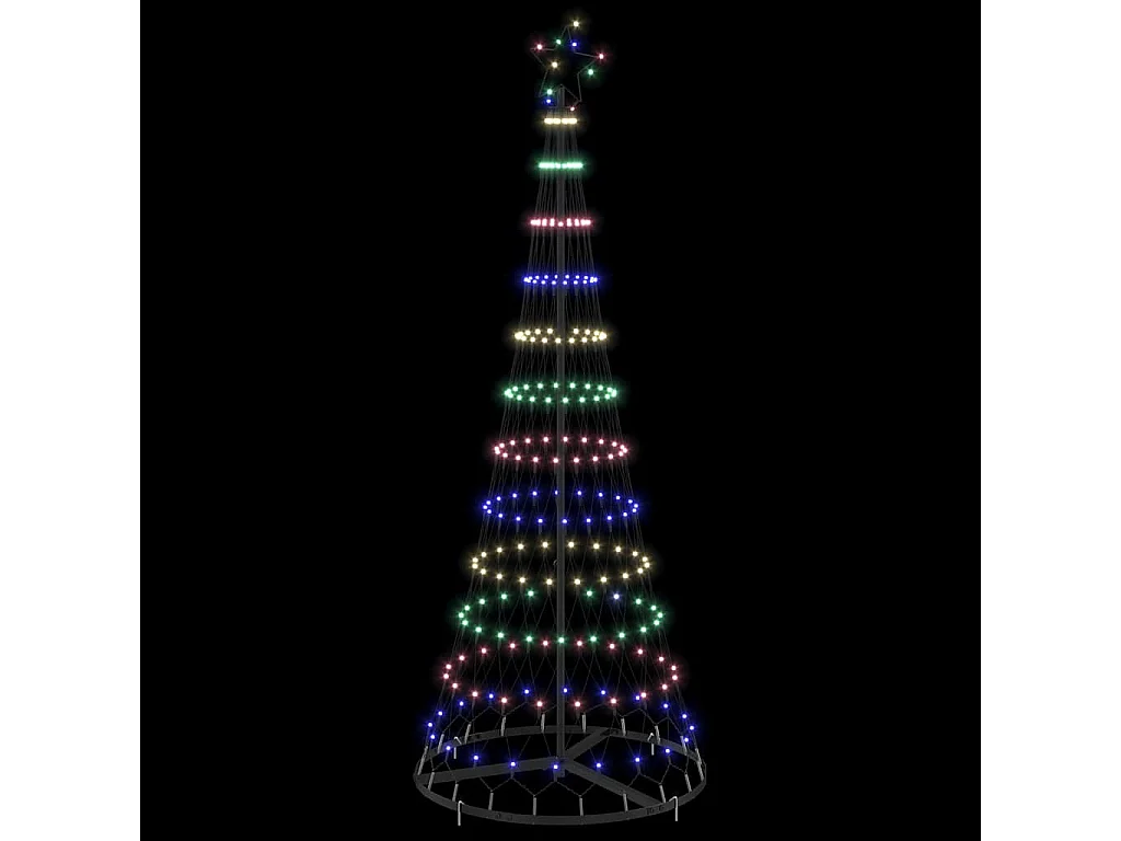 Arbre de Noël LED Multicolore 71 x 71 x 184,5 cm Métal