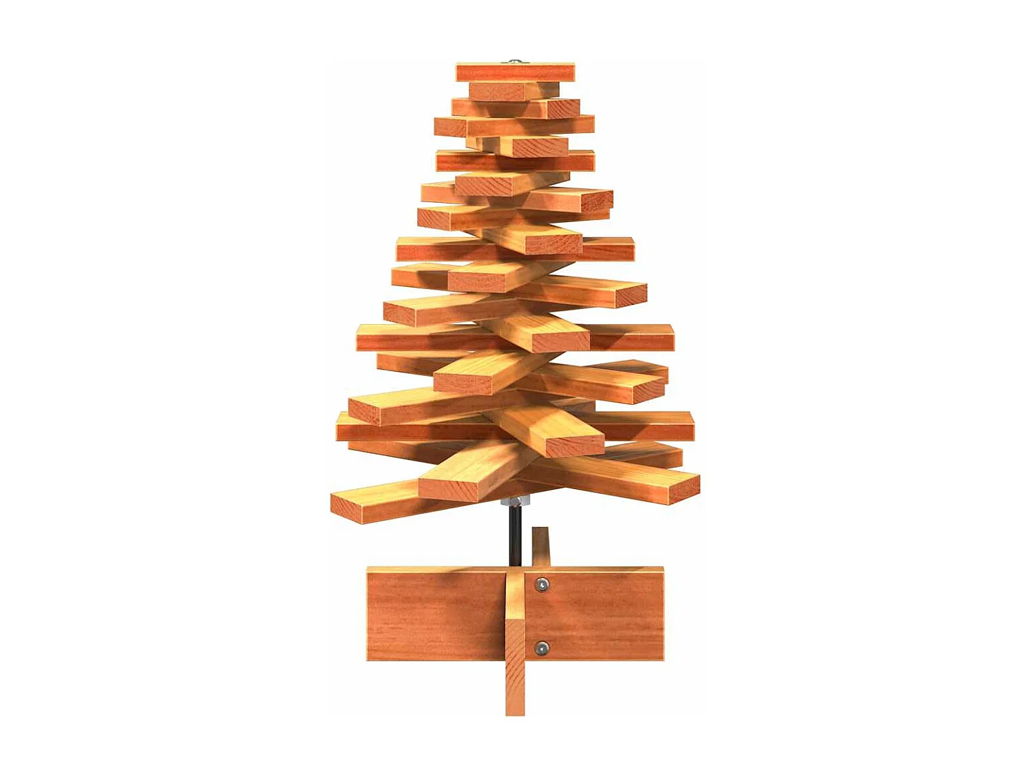 Arbre de Noël en bois pour décoration 60 cm bois de pin massif
