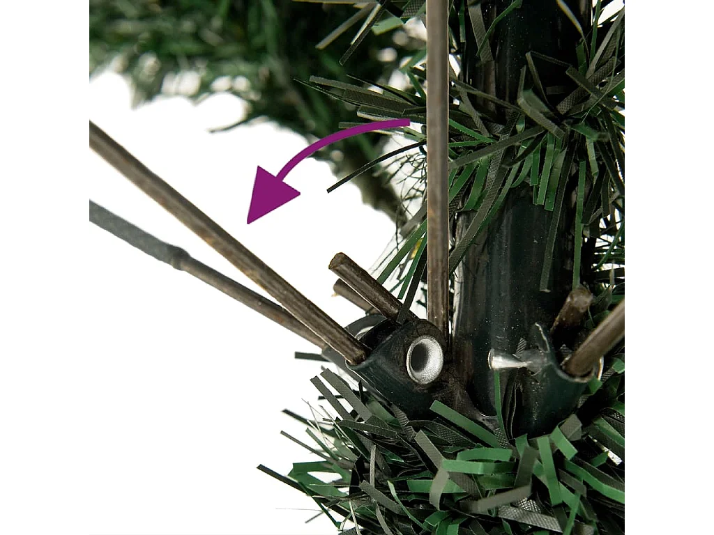 Sapin de Noël artificiel avec support 180 cm PVC