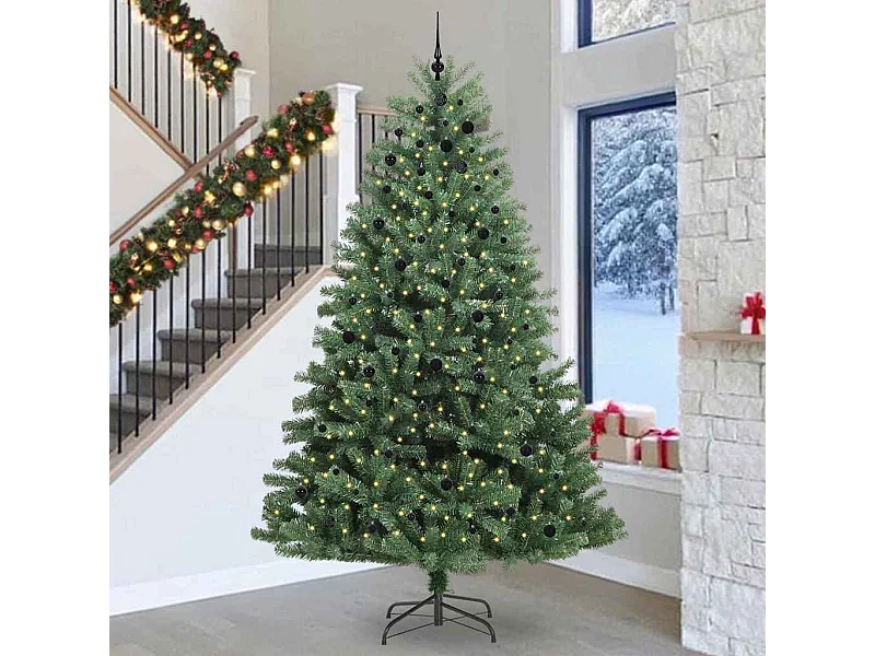 Sapin de Noël Artificiel à Branches Articulées Vert 300 cm