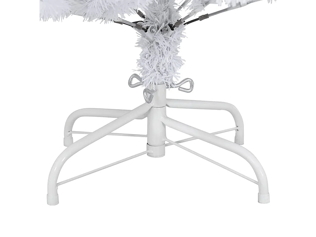 Künstlicher Weihnachtsbaum klappbar mit weißem Ständer 150 cm