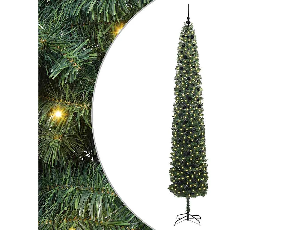 Sapin de Noël artificiel Vert 300 cm PVC et acier et plastique