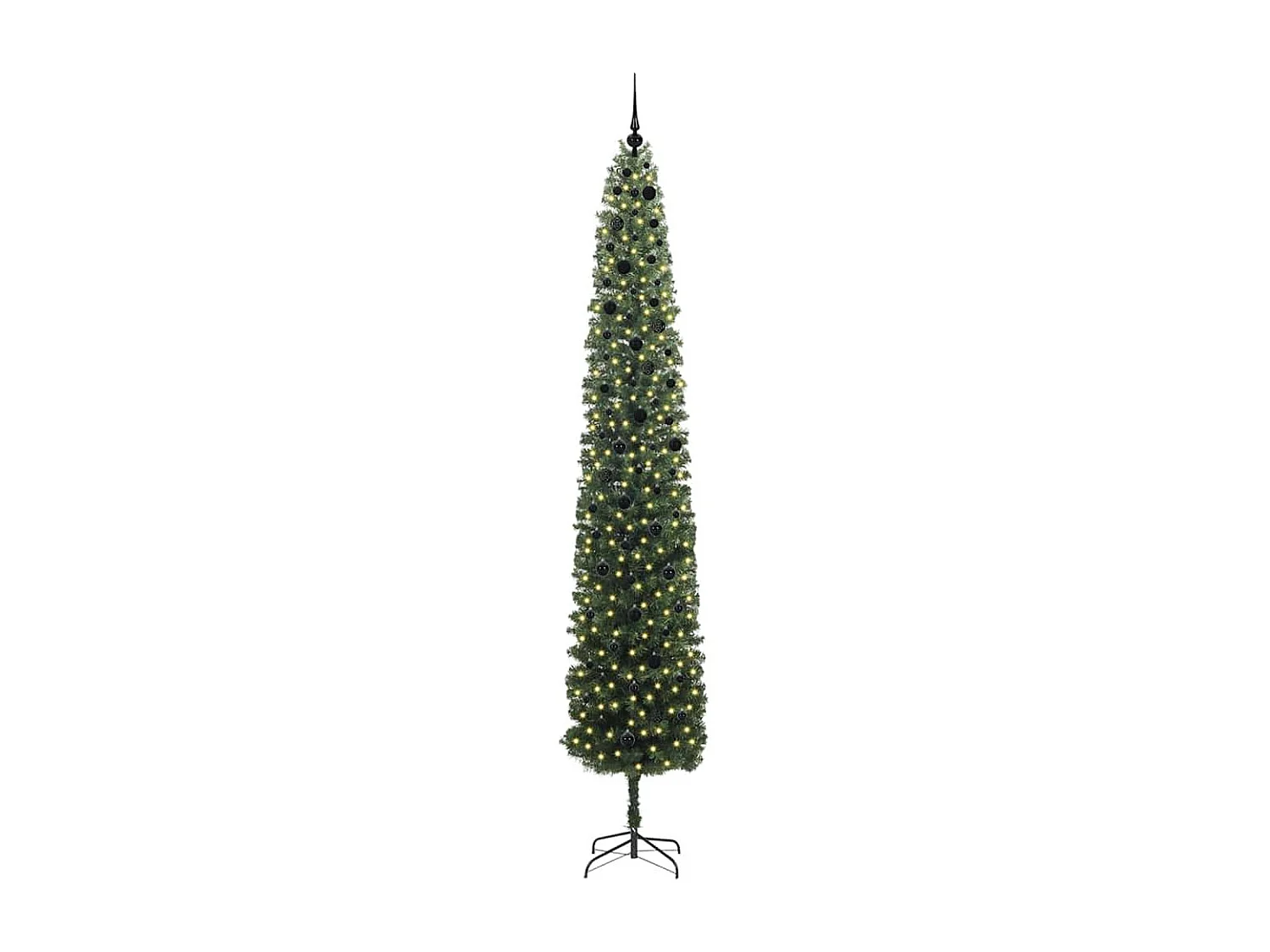 Sapin de Noël artificiel Vert 300 cm PVC et acier et plastique