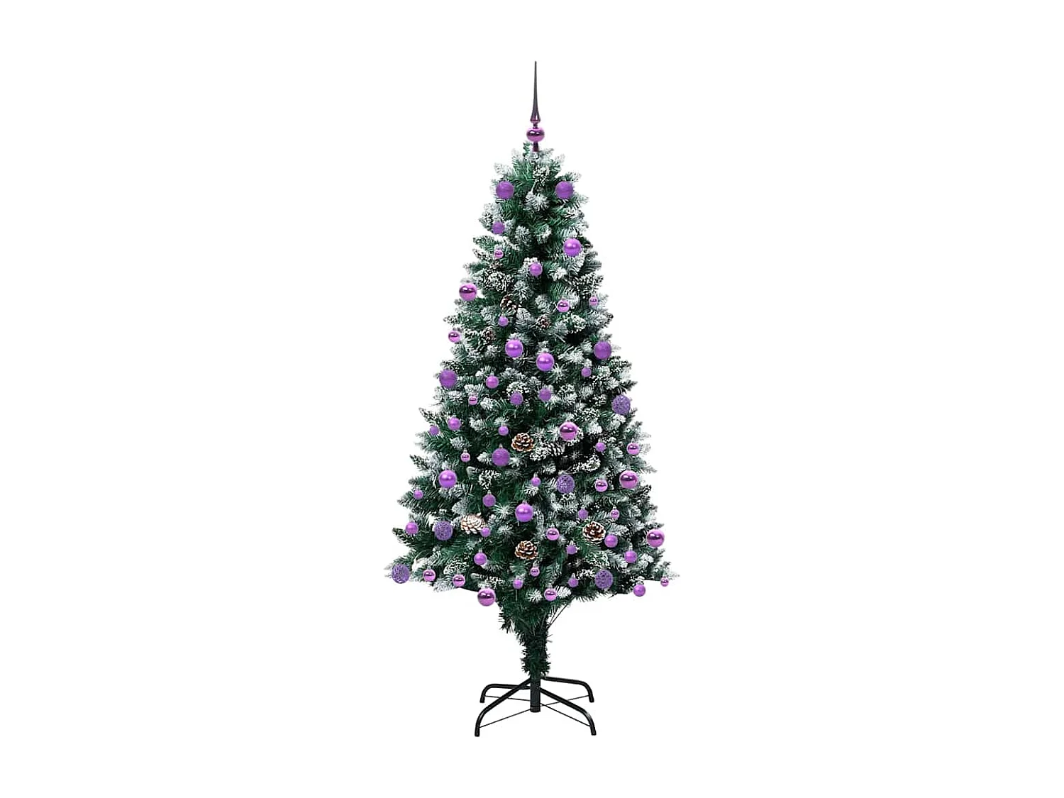 Sapin de Noël artificiel Vert 180 cm PVC, Acier et Plastique