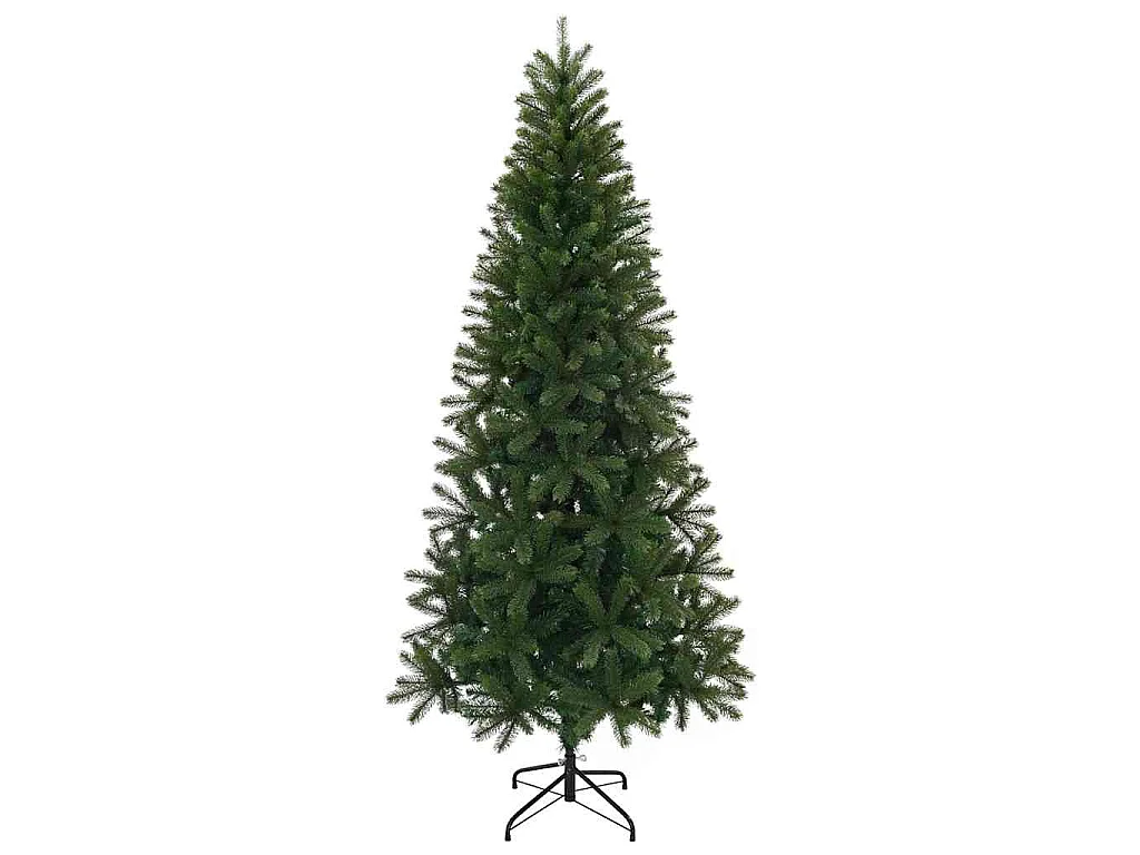 Sapin de Noël artificiel avec 300 LED Vert 210 cm PE et PVC
