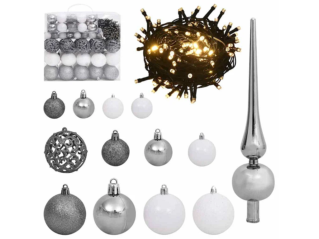 Sapin de Noël artificiel avec 300 LED Vert 210 cm PE et PVC