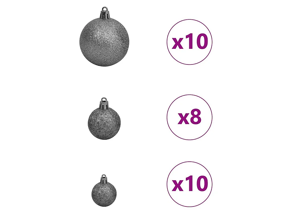 Sapin de Noël artificiel avec 300 LED Vert 210 cm PE et PVC