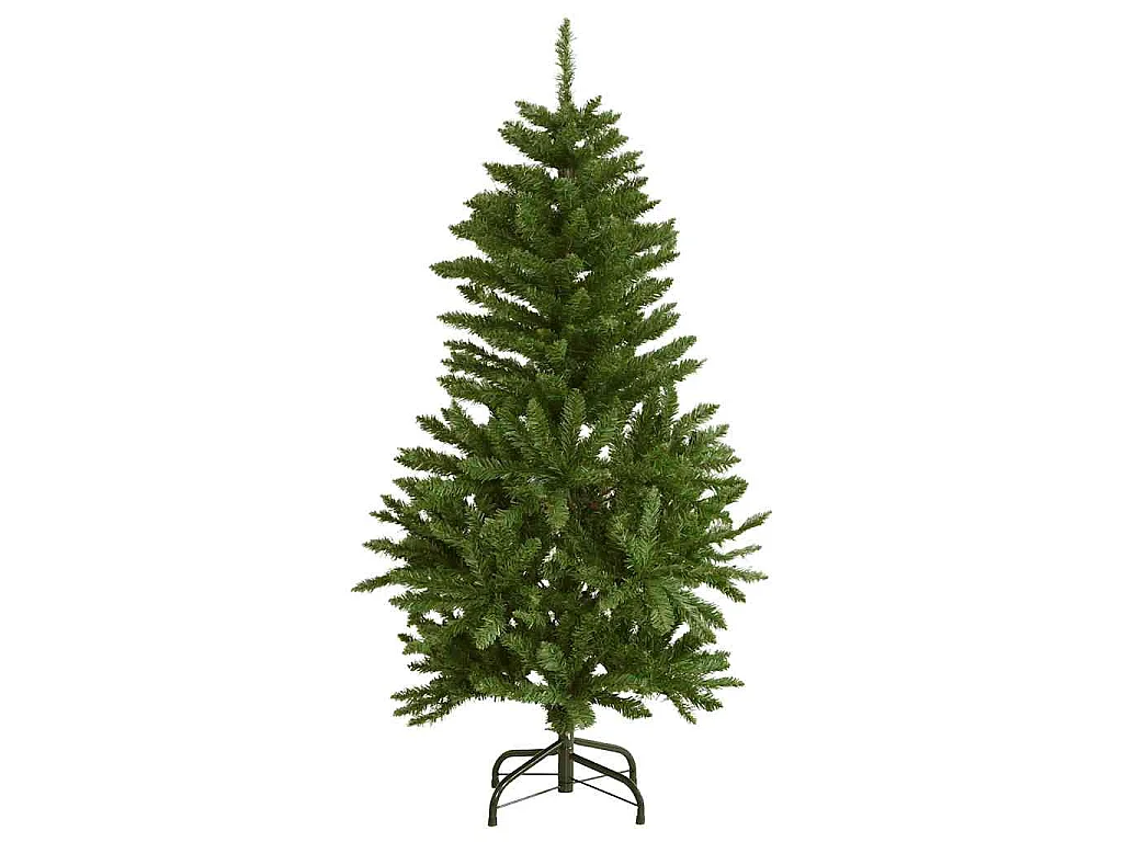 150 cm beweglicher künstlicher Weihnachtsbaum mit 150 LEDs und Kugeln