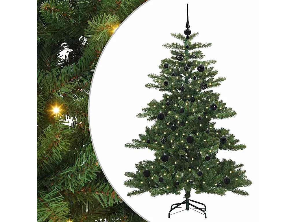 Sapin de Noël Artificiel à Branches Articulées 150 cm PVC