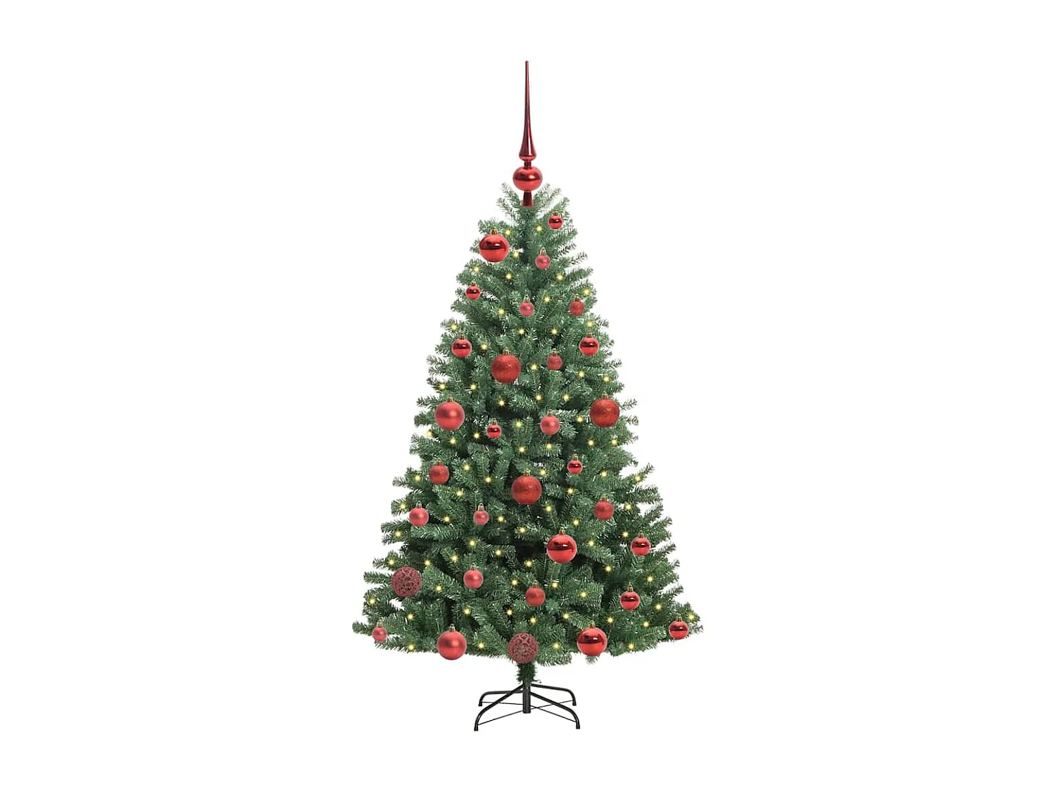 Kunstkerstboom met scharnierende takken Groen 120 cm