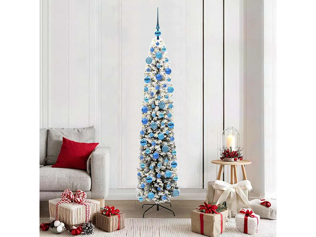 Sapin de Noël artificiel Vert 180 cm PVC et acier et plastique