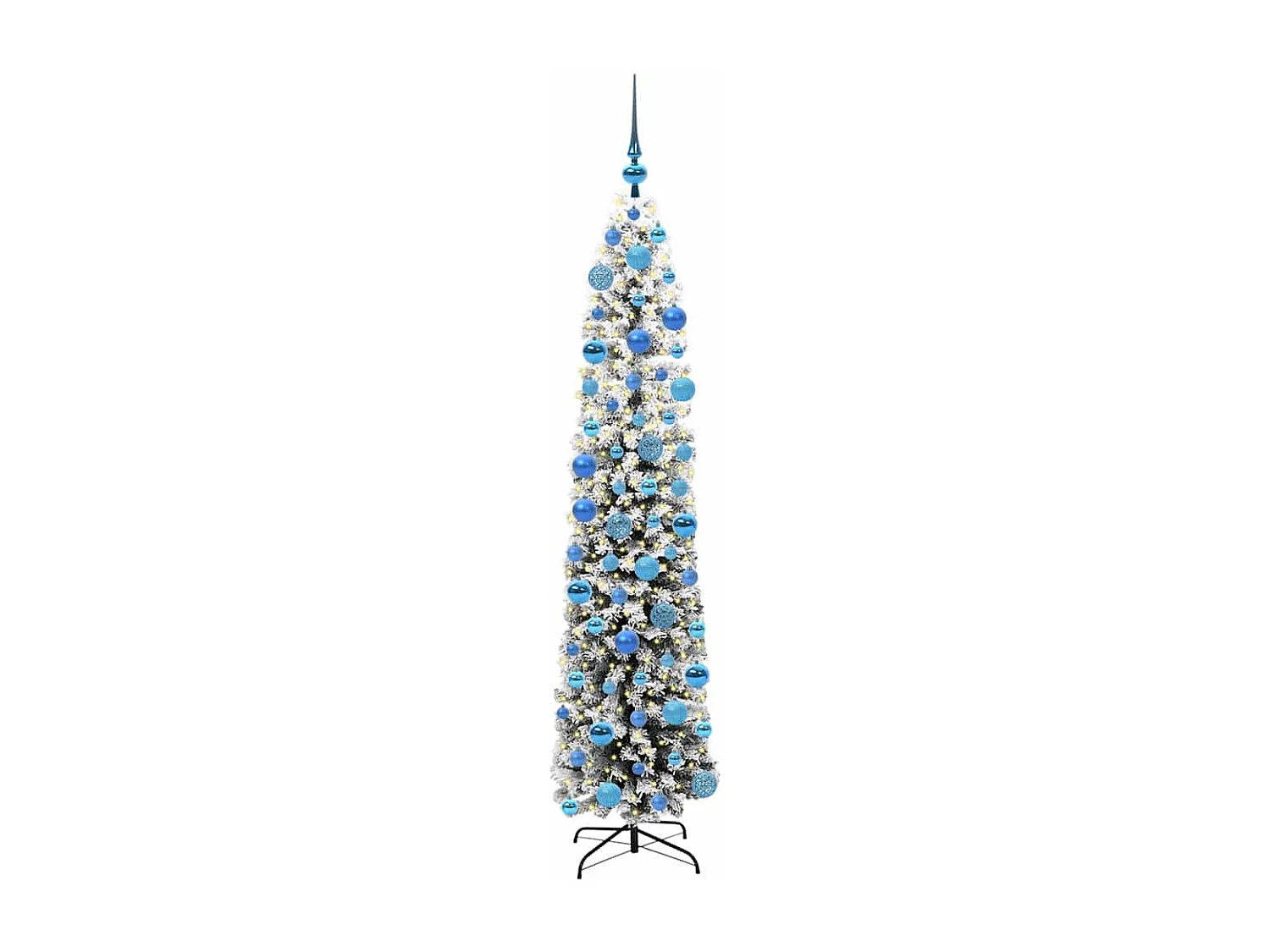 Sapin de Noël artificiel Vert 180 cm PVC et acier et plastique