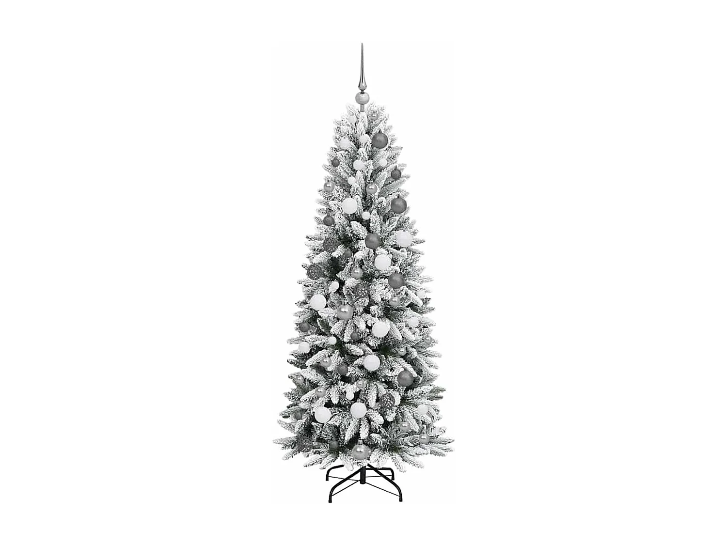 Sapin de Noël artificiel avec 300 LED Blanc 73 x 73 x 180 cm