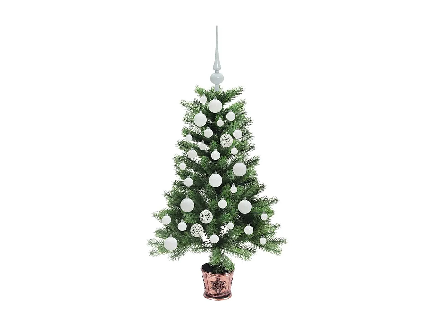 Sapin de Noël avec 150 LED avec support Vert 90 cm PE