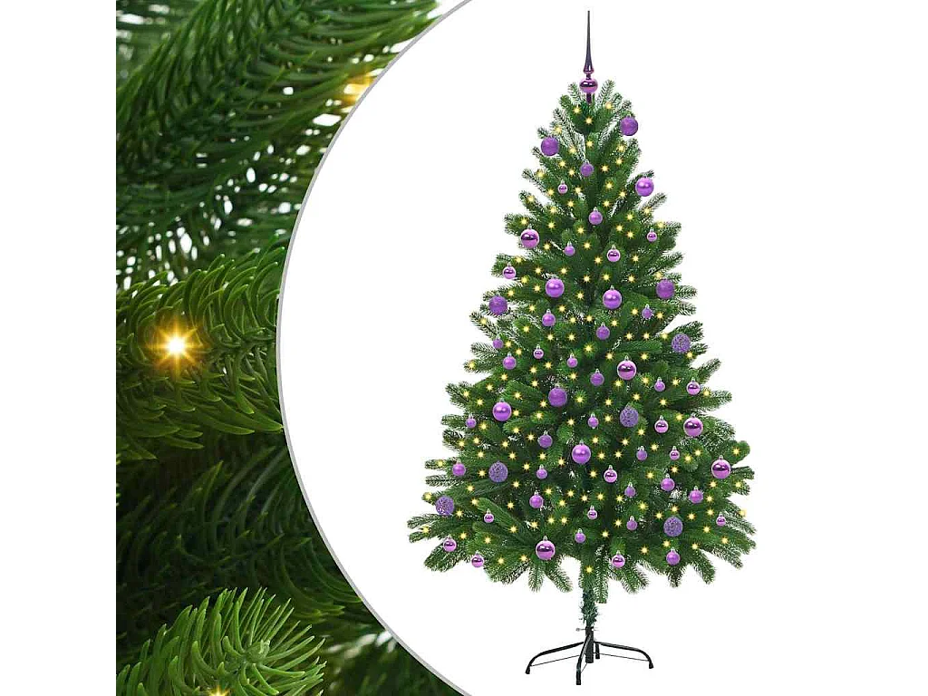 Kerstboom met 300 LED's met standaard Groen 180 cm PE