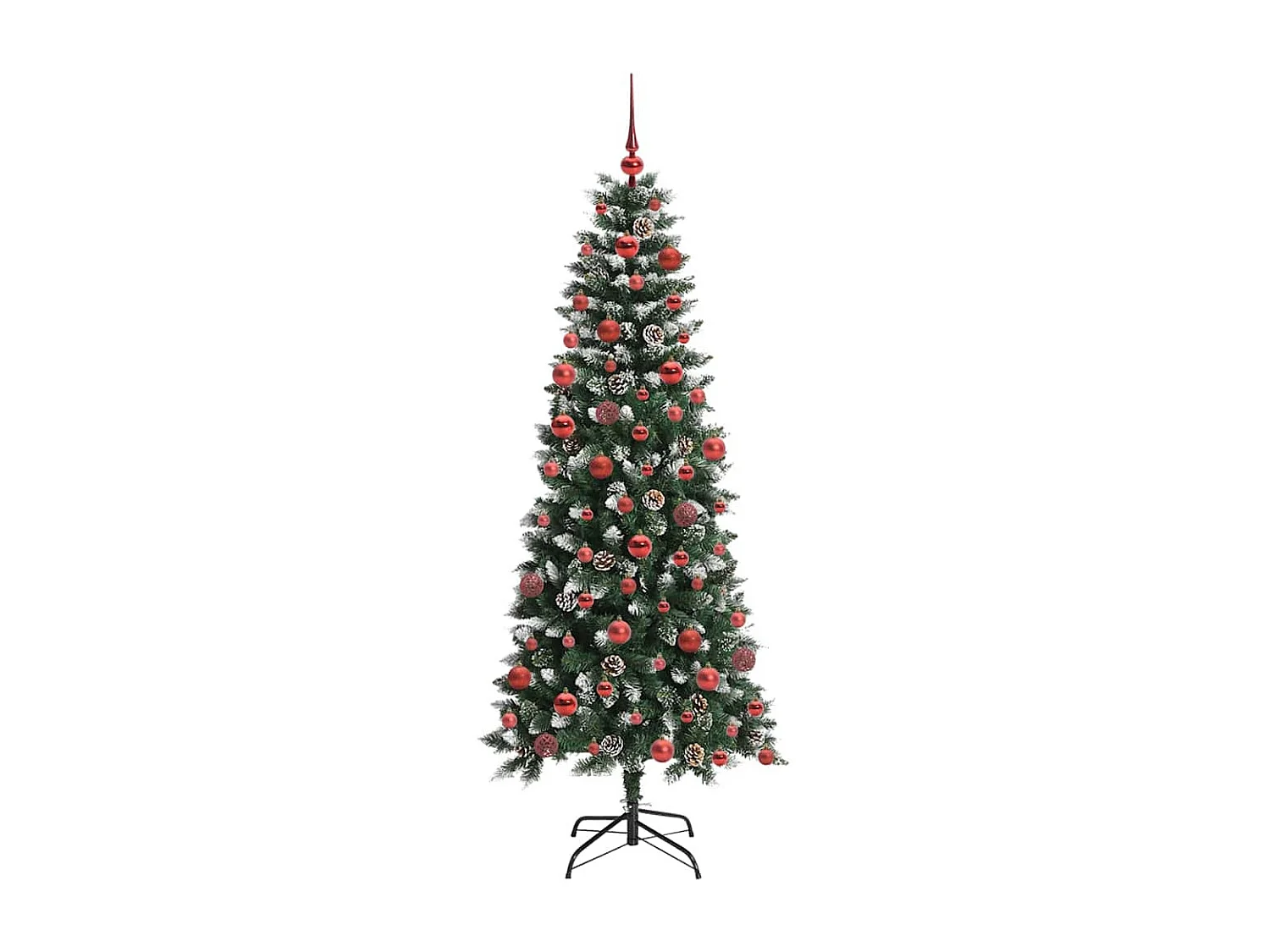 Künstlicher Weihnachtsbaum mit 300 LEDs Grün 76 x 76 x 180 cm