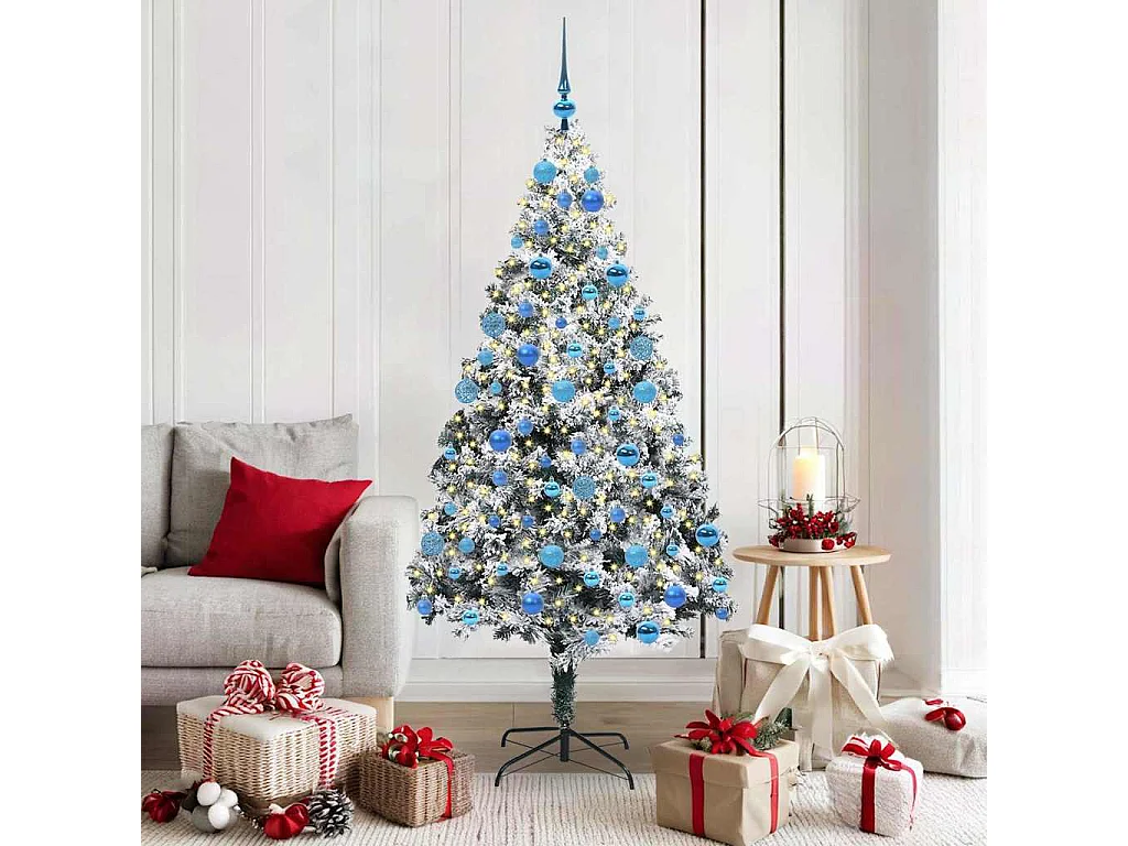 Sapin de Noël artificiel Vert 180 cm PVC, Acier et Plastique