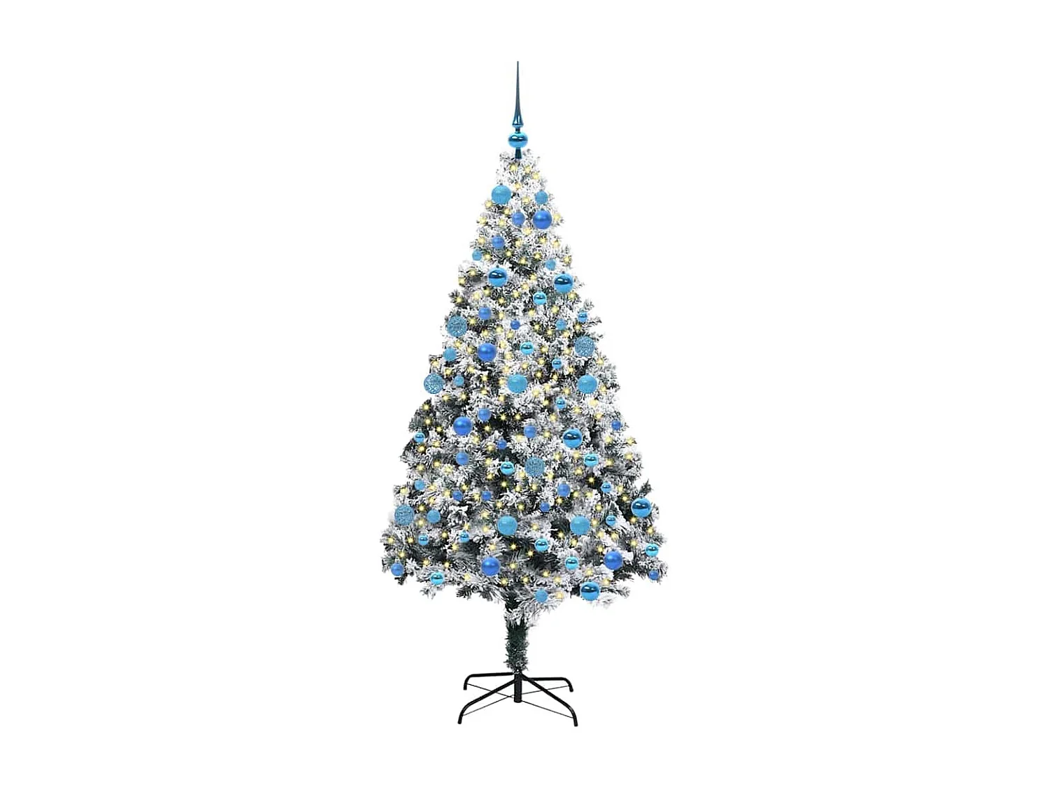 Sapin de Noël artificiel Vert 180 cm PVC, Acier et Plastique