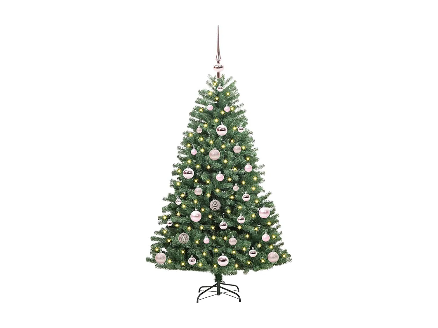 Kunstkerstboom met scharnierende takken Groen 120 cm